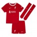 Liverpool Alexis Mac Allister #10 Hjemme Trøje Børn 2023-24 Kortærmet (+ Korte bukser)